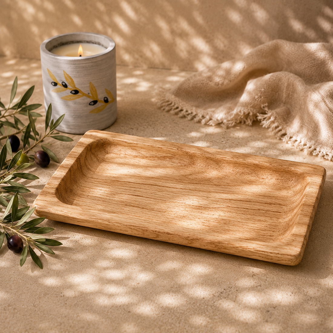 TIMBER DISH NATURAL - Small