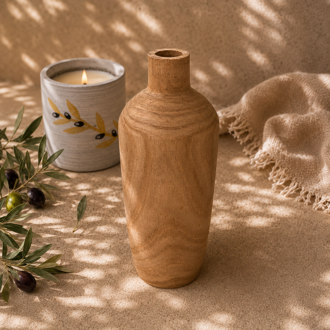 Timber Vase - Natural