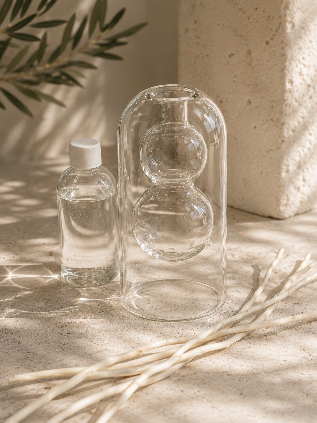 Lunair Glass Vase Diffuser