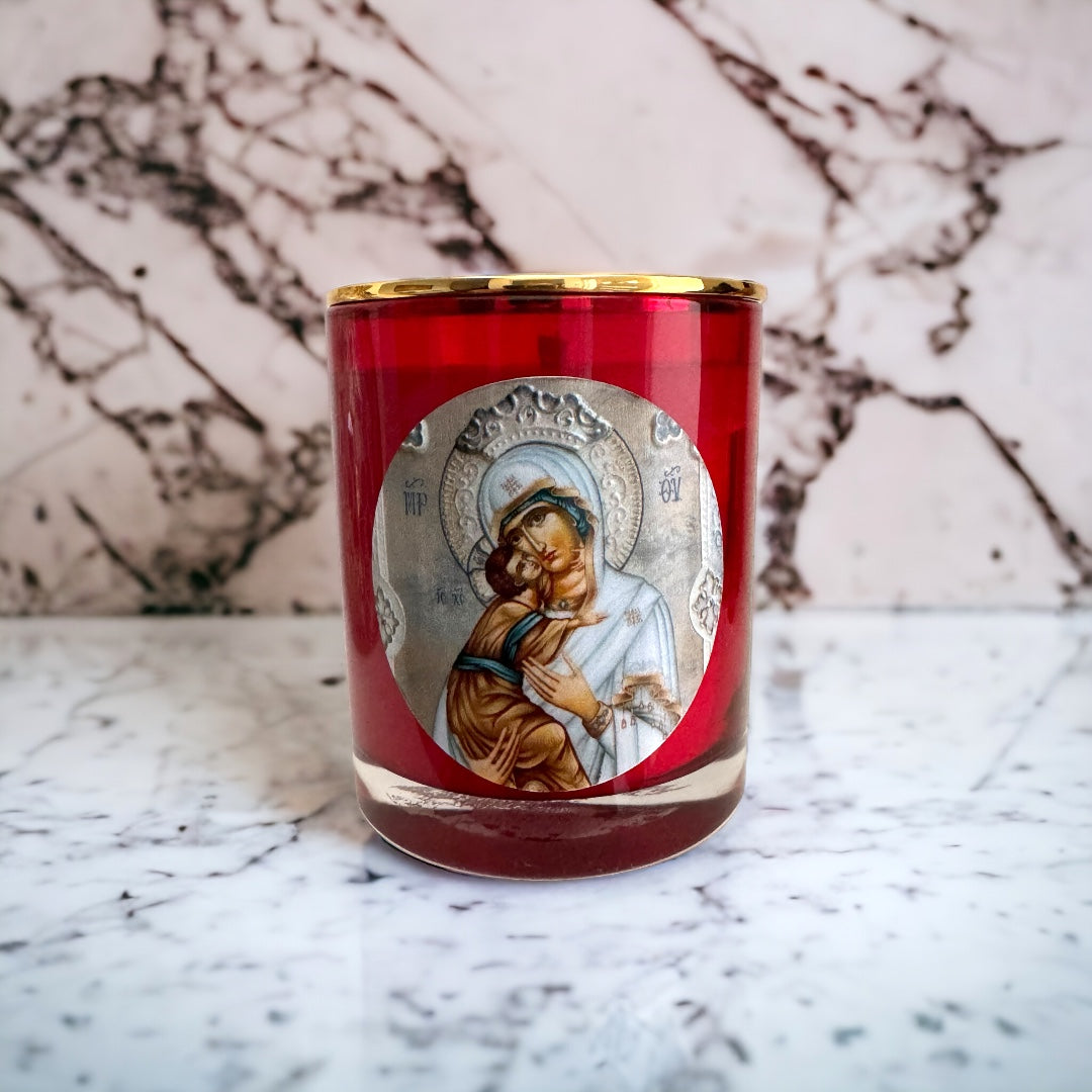 Livani/Frankincense Icon Soy Wax Candle - Silver