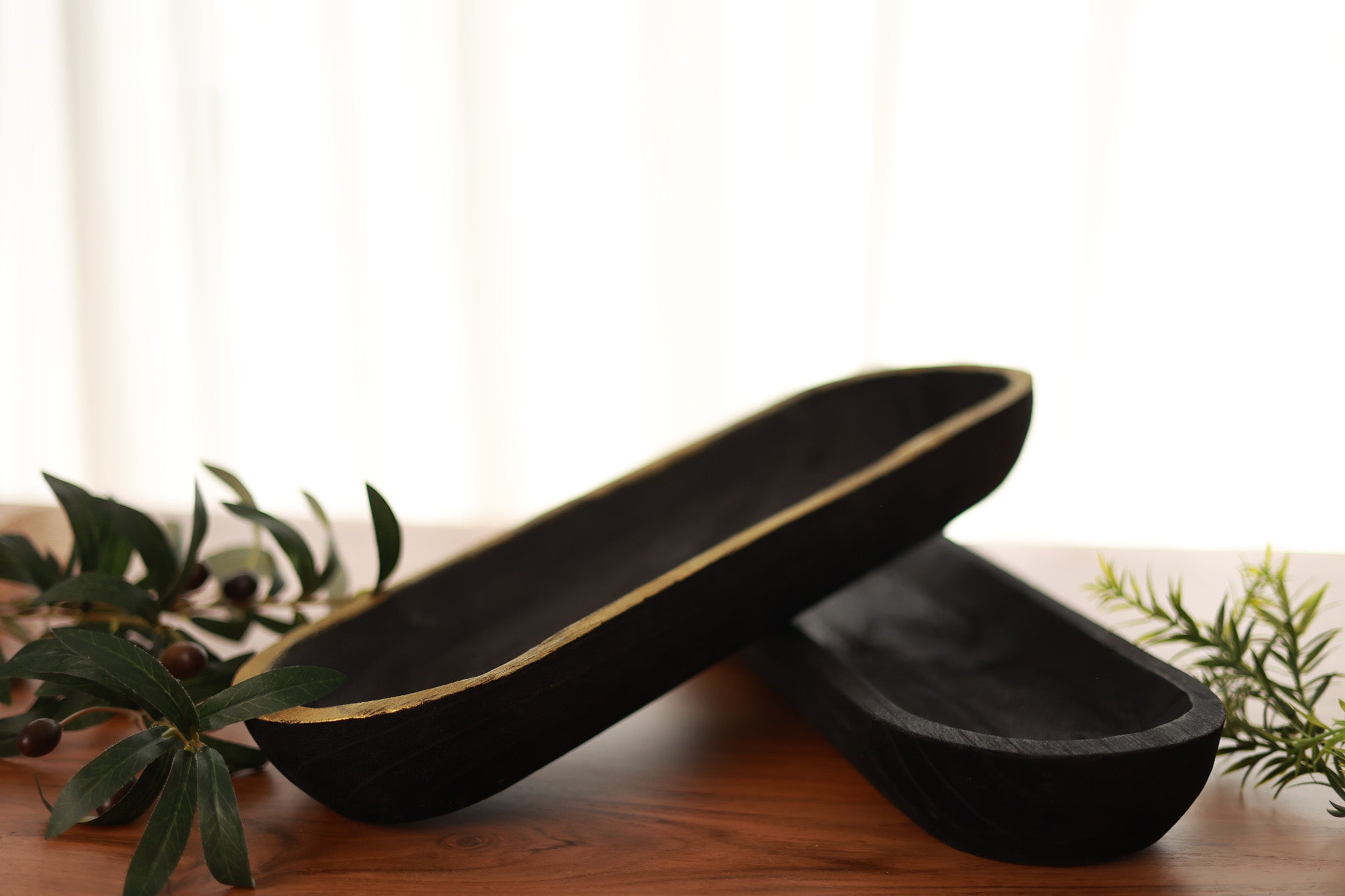 DECOR -TIMBER DISH NATURAL- Large