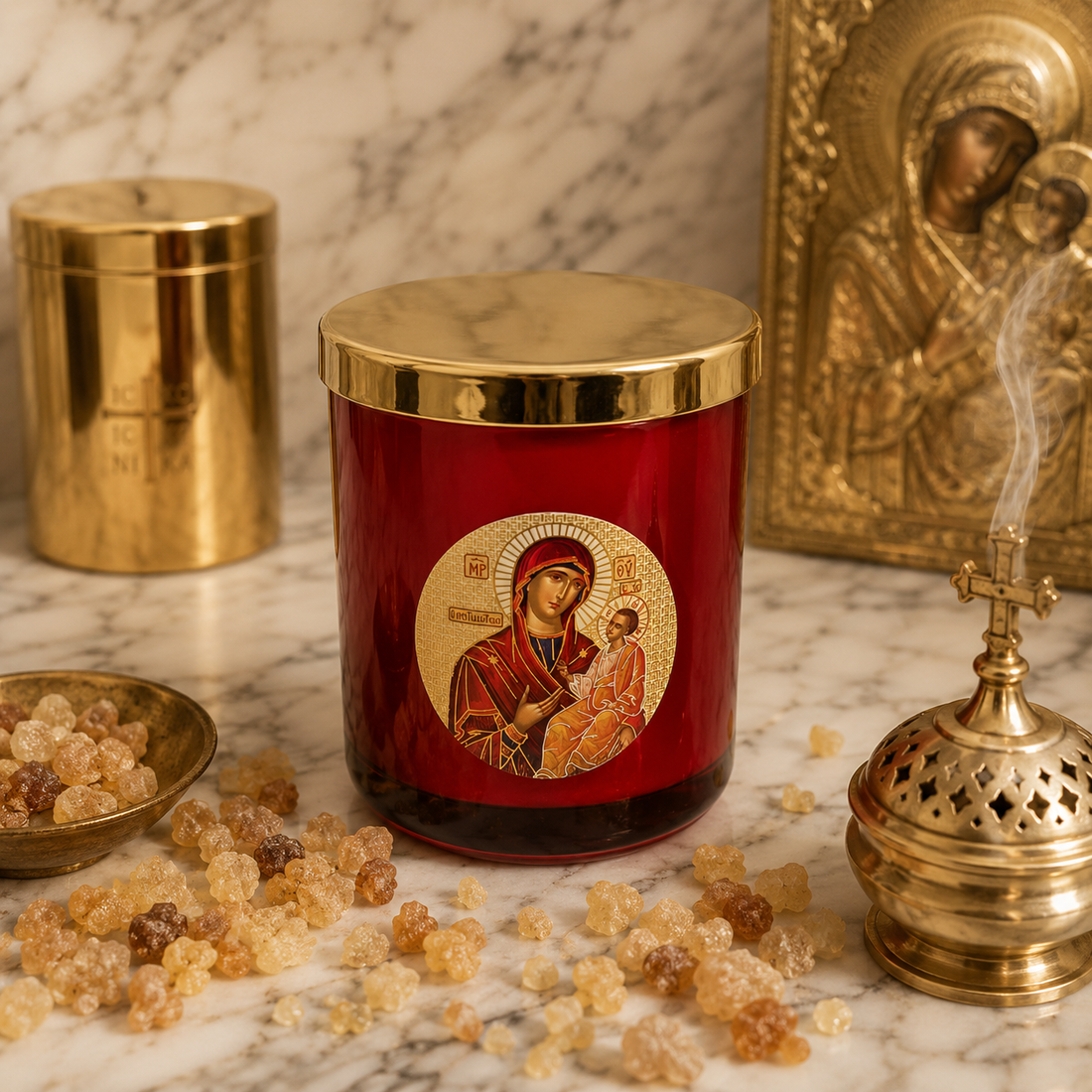Livani/Frankincense Soy Wax Candle