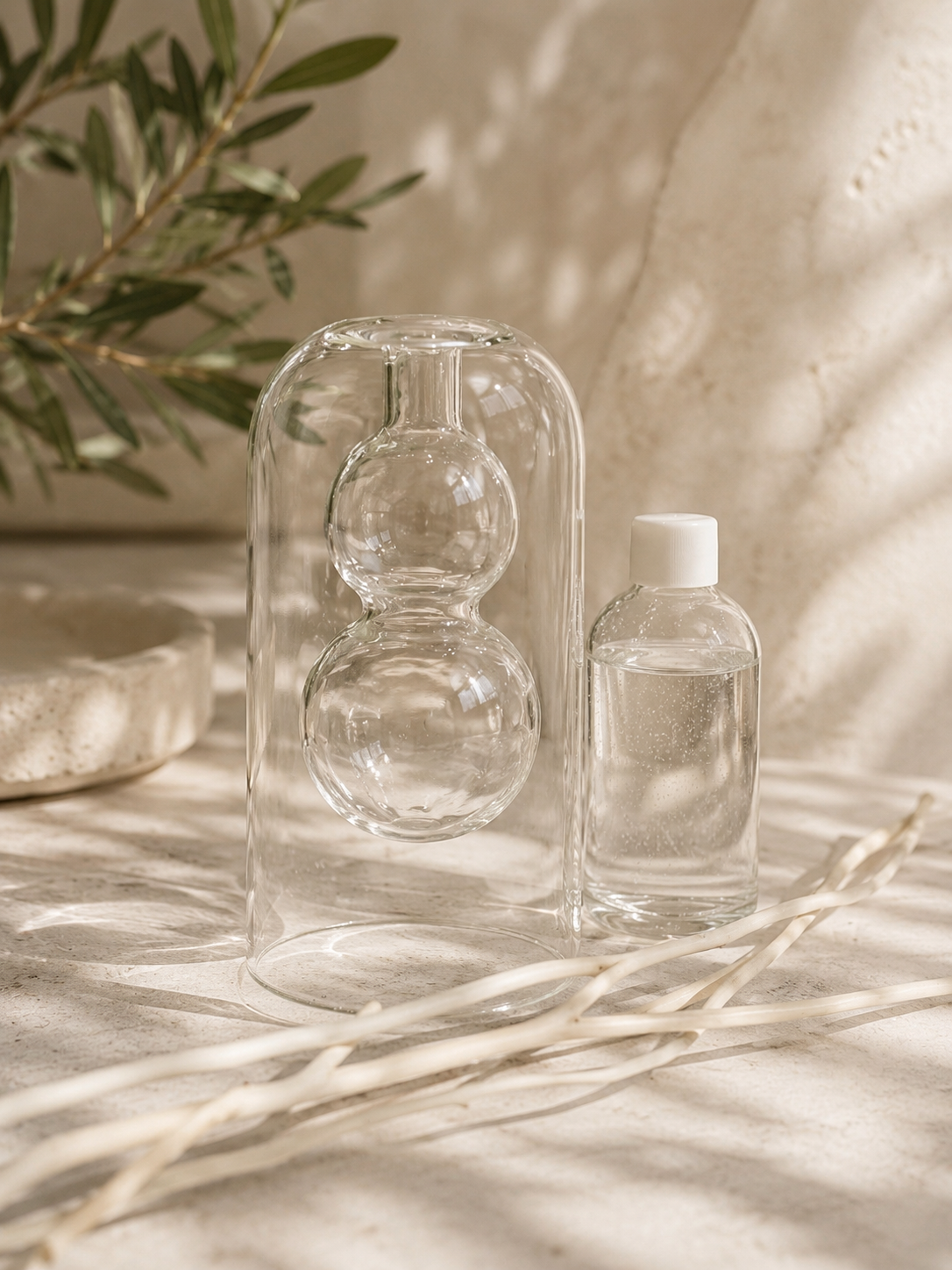 Lunair Glass Vase Diffuser