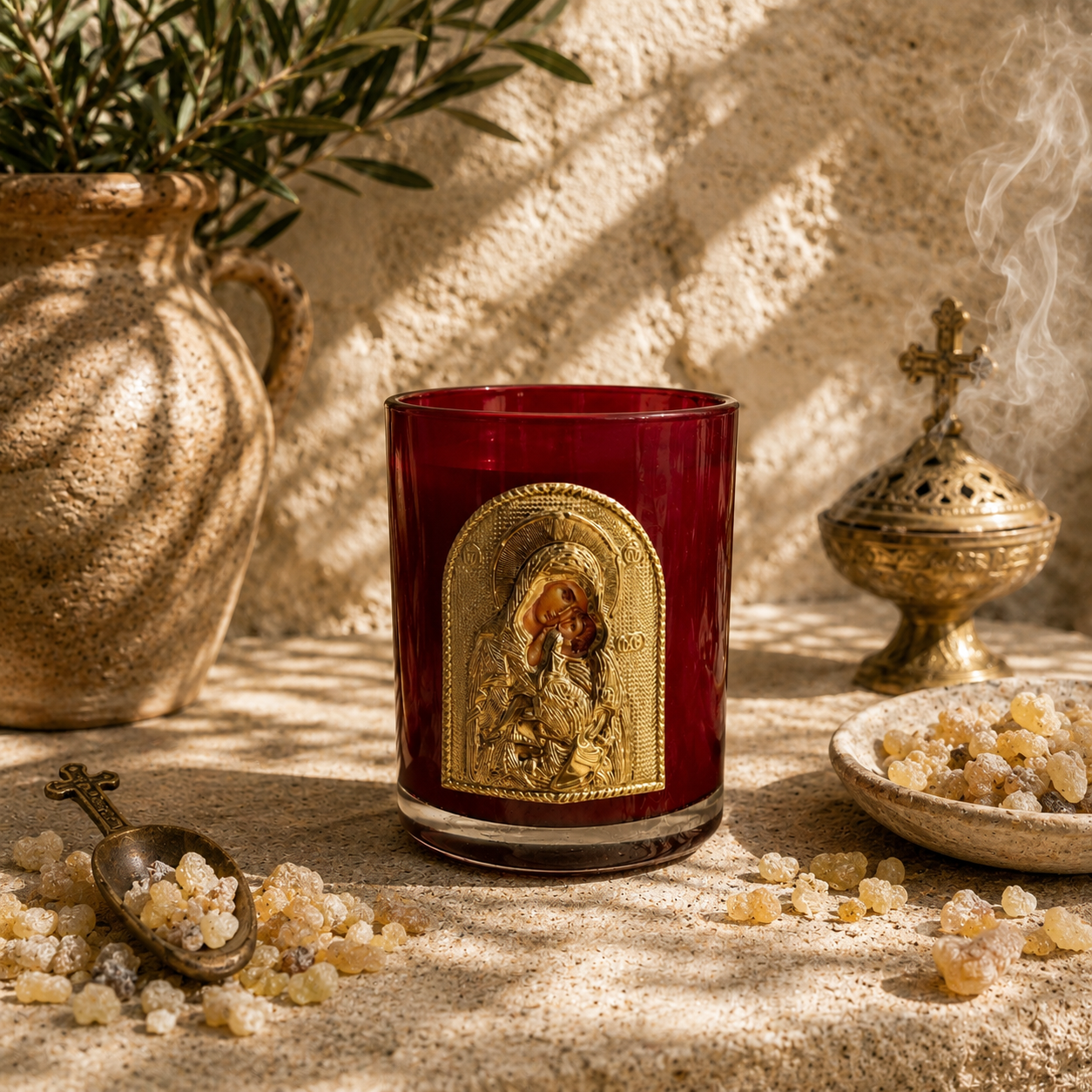 Livani/Frankincense Soy Wax Candle