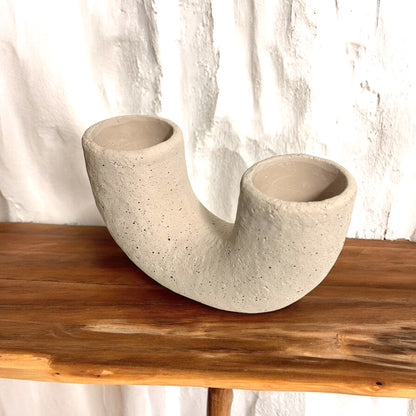 Duo Cement Candle Nude